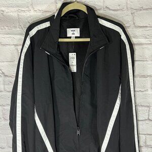 Men's Mode of One Black and White Track Jacket Size XL